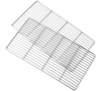 Striegro 2 Rejillas de Acero Inoxidable para Parrilla, Rejilla de cocción Resistente para Parrilla al Aire Libre y horneado en casa, 20 × 12 Pulgadas.