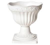 Striegro Macetero de urna, macetero Vintage de plástico con Columna Romana para decoración de Interiores y Exteriores, 8, 3x8, 7 Pulgadas.