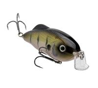 Strike King Hybrid Hunter Jr. - Señuelo de Pesca, Cebo de Buceo Poco Profundo, Pico de 90 Grados, Ojos 3D, sonajero, buceos de 2 a 4 pies, 1/2 onzas, tamaño 4 y 6 Ganchos Agudos
