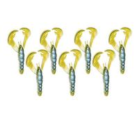 Strike King Lures RGCRW-850 Rage Tail Craw - Señuelo Suave, Longitud Corporal de 4 Pulgadas, Jugo de Luna, Paquete de 7