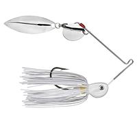 Strike King Potbelly Spinner Bait (White, 0.375 onzas) Colorado Willow Láminas