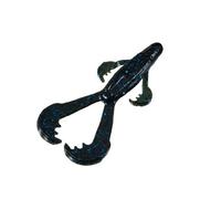 Strike King Rage Tail Space Monkey Bait (Copos de Color Azul Negro, 10 cm)