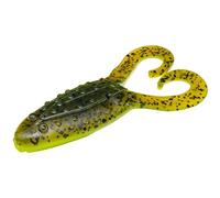 Strike King Señuelos, señuelo Suave Gurgle Toad, 4 Pulgadas de Longitud, Verde Calabaza Chartreuse Belly, Paquete de 5