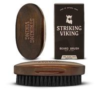 Striking Viking Cepillo Barba Cerdas Jabalí - 11 cm, Marrón