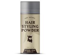 Striking Viking Polvo fijador para el cabello - 20 g, vainilla, fijación fuerte - Aporta volumen desde la raíz y da cuerpo al cabello - Polvo texturizante con aroma a vainilla para hombres