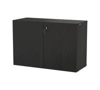 String Armario con cerradura String Fresno teñido de negro