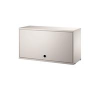 String Armario con puerta abatible String 78 cm Beige