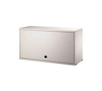 String Armario con puerta abatible String Beige. 78x30 cm