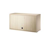 String Armario con puerta abatible String Fresno. 78x30 cm
