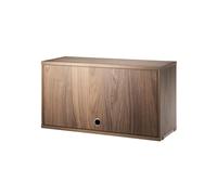 String Armario con puerta abatible String Nogal. 78x30 cm