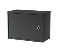 String Cabinet con puerta batiente String Gris oscuro