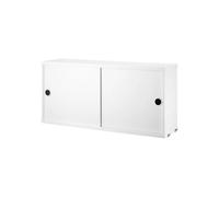 String Cabinet con puertas correderas String Blanco. 78x20 cm