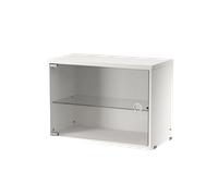 String Cabinet vitrina con puertas correderas de cristal String Blanco. 58x30 cm