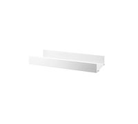 String Estante String metal Blanco. 58x20 cm. borde alto