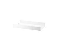 String Estante String metal Blanco. 58x30 cm. borde alto