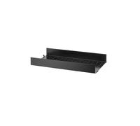 String Estante String metal Negro. 58x30 cm. borde alto