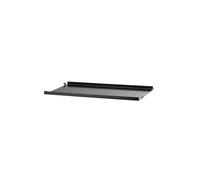 String Estante String metal Negro. 58x30 cm. borde bajo
