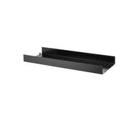 String Estante String metal Negro. 78x30 cm. borde alto