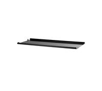 String Estante String metal Negro. 78x30 cm. borde bajo