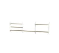 String Habitación de niños String fresno y blanco - Combinación H fresno-blanco