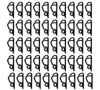 String Light Clips - 50 Reusable Light Hooks, Thickened Outdoor String Lights Hanger Clips | Non-Slip, Weatherproof Hooks for Roof, Gutter, Yard, Party, Gathering | Christmas Lights Decorations