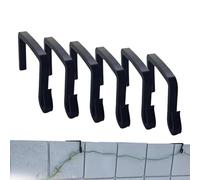 String Light Hooks, Heavy Duty Clips, Utility Hanging Solution, Rust-Resistant Metal Build, Easy Installation Design, Secure Grip Feature, Perfect for Christmas, Balcony, Pergola, Party, 11x15.5cm