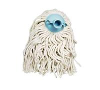 String Mop Head - Cotton ABS, Screw-On Mop, Reusable Mops Head | Long-Lasting Floor Cleaning Tool, Tight Fit Reaches Corners For Kitchen, Living Room, Bedroom, Dining Room, Dorm, Hotel, School