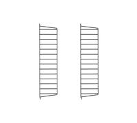 String Panel de pared String Negro. 75x20 cm. paquete de 2