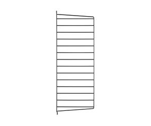 String Panel de pared String Negro. 75x30 cm. paquete de 1