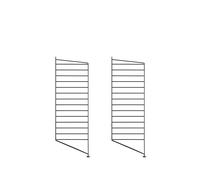String Panel de suelo String Negro. 85x30 cm. paquete de 2