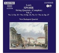 String Quartets Nos. 3, 4 and 6 (New Budapest Quartet) (CD) (Importación USA)
