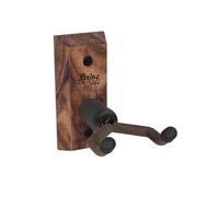 String Swing CC01UK-BW - Soporte de pared de madera para ukelele, fabricado en Estados Unidos o colgador de mandolina, nogal negro