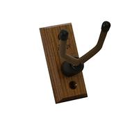 String Swing Soporte de pared para ukelele o mandolina, Percha de madera maciza fabricado en EE. UU. (madera de nogal negro) CC01UK-BW