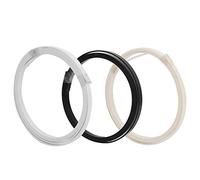 Strip de unión de guitarra de 3 pcs, guitarra de plástico ABS Purfling Strip Decorative Guitar Strip Guitar Hool para instrumentos para folk y guitarra clásica1610x5x1.5 mm