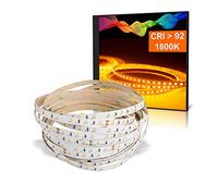 Strip LED 2835 ámbar (1800K) CRI 92 36W 5m 24V IP20