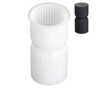 Striped candleSilicone Mold - Spiral Pillar candleMaker, DIY Scented candleCraft | Flexible Stripe Column Mold For Handmade Resin Wax Soap Cake Home Decor Creative candleMaking Accessories