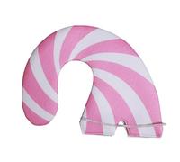 Striped Candy Cane Christmas Hat | Adult Face Cover Headwear | Winter Costume Party Cosplay Accessory For Adults | Festive Holiday Hat For Christmas Celebration, Office Party, Family Gathering,