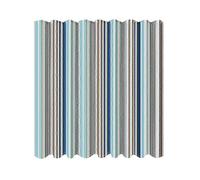 Striped Shower Curtain - Blue And White Stripes