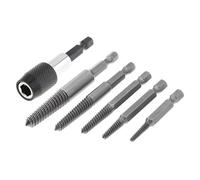 Stripped Screw Removal Tool, 6 Pieces Stripped Screw Remover Kit, Professional Easy Out Nut Removal Tool for Carpenters, Artists, Hobbyists, Homeowners, Electricians, and Amateurs