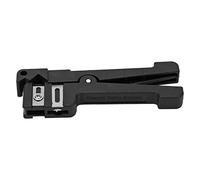 Stripper de cable coaxial Portátil compacto efectivo para despojos de cable Uso de interior Negro