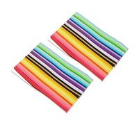 Strips de Papel de Estrella de 27 Colores para la Elaboración de Bricolaje Festivo - Papel Plegable de Doble Cara para Artes Escolares - 2700 Hojas de Papel Estrella para Origami