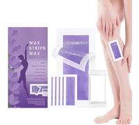 Strisce di cera per il corpo per la depilazione dei capelli, cera corporeo liscio rapido delicato per bikini, gamba ascella, viso, ascelle, kit di strisce per ceretta per il corpo (1Box)