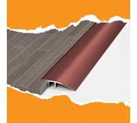 Strisce Di Pavimento 90cm Puertas Profilo Soglia Di Transizione Moldura De Transición De Aluminio Antideslizante Per Parquet E Laminato(Red,90cm(3ft)*3)