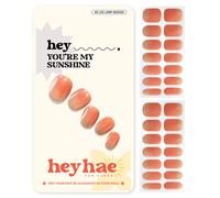 Strisce per gel semi -curate heyhae | Avvolgimenti in gel a cura di sole nessuna lampada a led necessaria facile applicare e rimuovere | Include 28 s