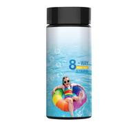 Strisce Reattive Ph - strisce reattive per piscine | calibrate per acqua calda per la massima assorbenza | 100 strisces testing per piscina per alcalinità totale, pH, cloro lib