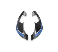STRIVING BIRD Alerón Trasero Atornillable De Fibra De Carbono para Y&amaha YZF R1 2020-2025 Alerón Lateral para Motocicleta(Black Blue)