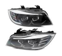 STRIVING BIRD Coche Montaje de Faros para B&MW para E90 E91 Serie 3 323i 325i 328i 335i 2008-2012 Faros Delanteros Luces Indicadoras De Señal Giro Secuenciales Estilo