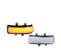 STRIVING BIRD Intermitente del espejo lateral del coche Espejo Retrovisor Lateral Secuencial Con Luz Giro Y Marcador Lateral RAV4 XA30 Estima Alphard AH20 Vellfire Noah R70 (B)