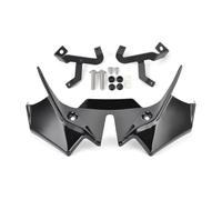 STRIVING BIRD Para Z650 2021-2025 Accesorios Alerón Delantero Alerón Fijo Deflector Carenado Frontal Alerón Lateral para Motocicleta(Bright Black)