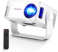 Strixorn Mini Proyector Portátil Full HD, 1080p Portable Projector con WiFi Bluetooth, 180° Rotation Android Projector Inteligente, Home Cinema Projectors para Smartphone/HDMI/TV Stick/USB/Laptop